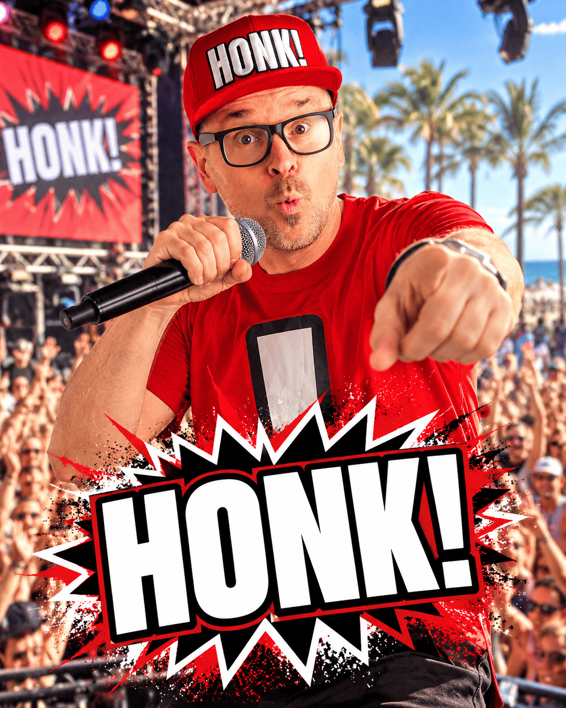 Porträt von HONK